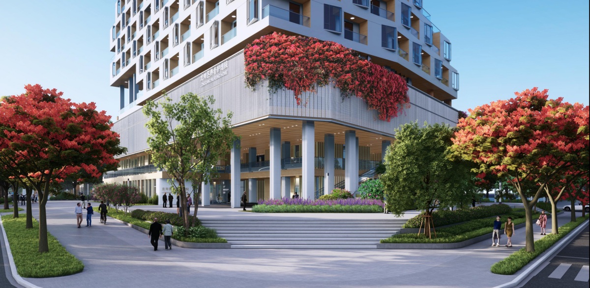 首层主入口景观